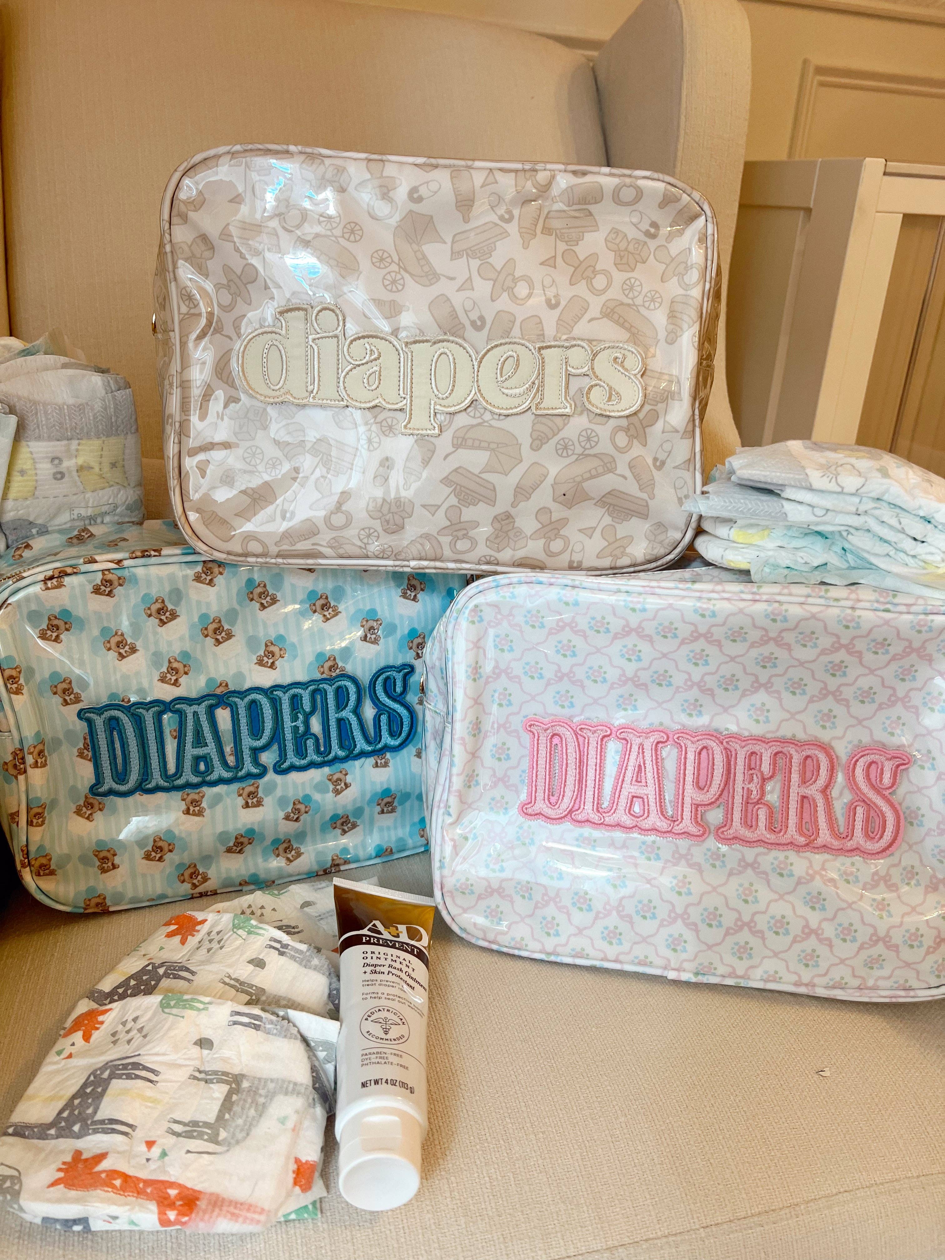 KENZKUSTOMZ - Wholesale Diaper Caddy - Baby - Diapers XL - Clear Coat Bag19