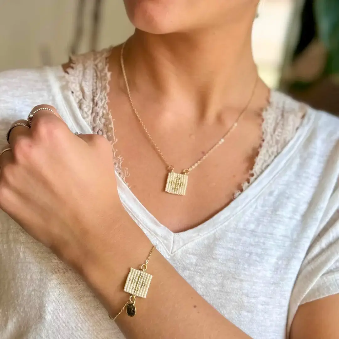 XO-CU - Wholesale Pendant/Charm Necklace - Miyuki Beads Scapular Cross Necklace 17