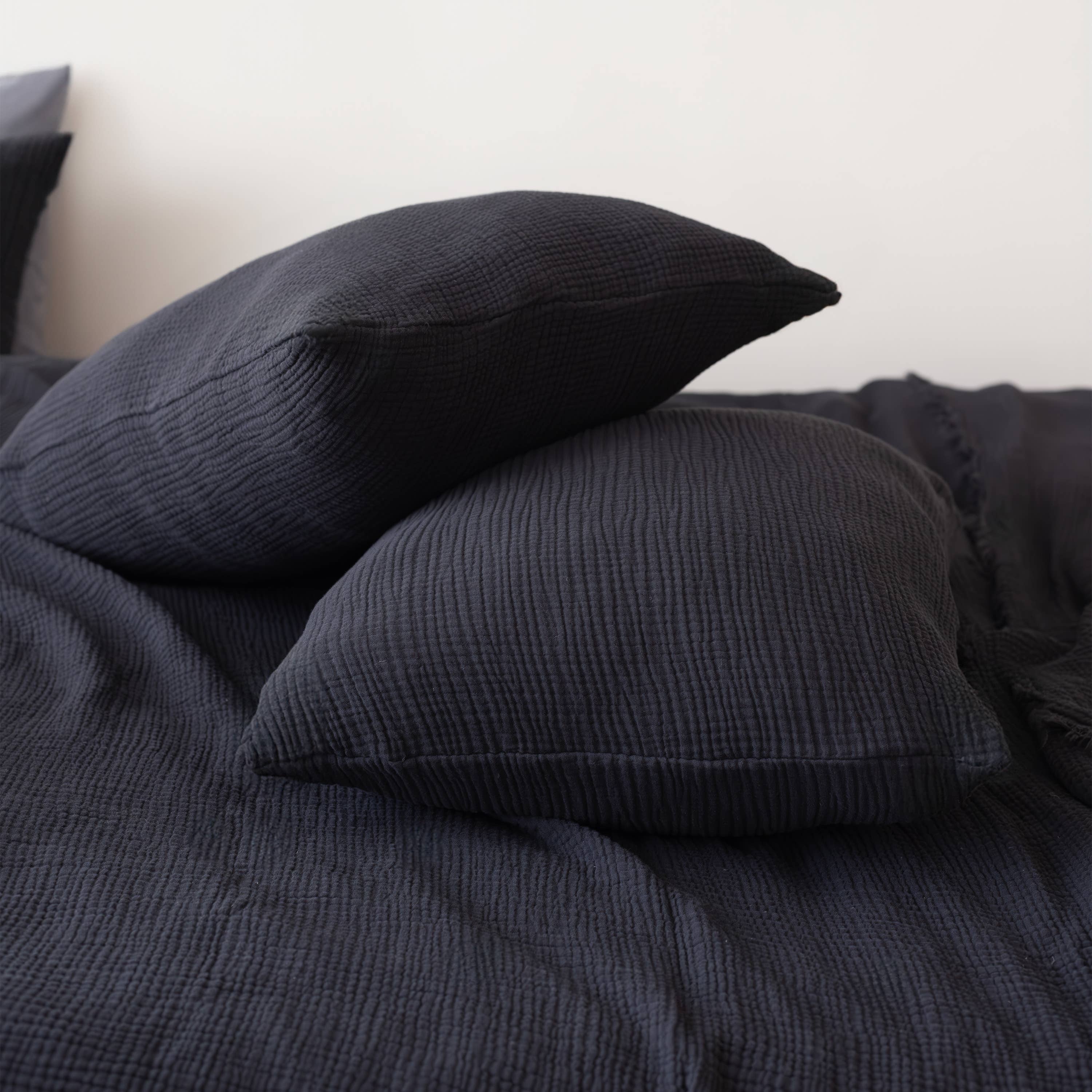 Vivamaison - Vente Plaids - Couvre-lit en mousseline frangé 100 % coton doux, 4 couches premium115