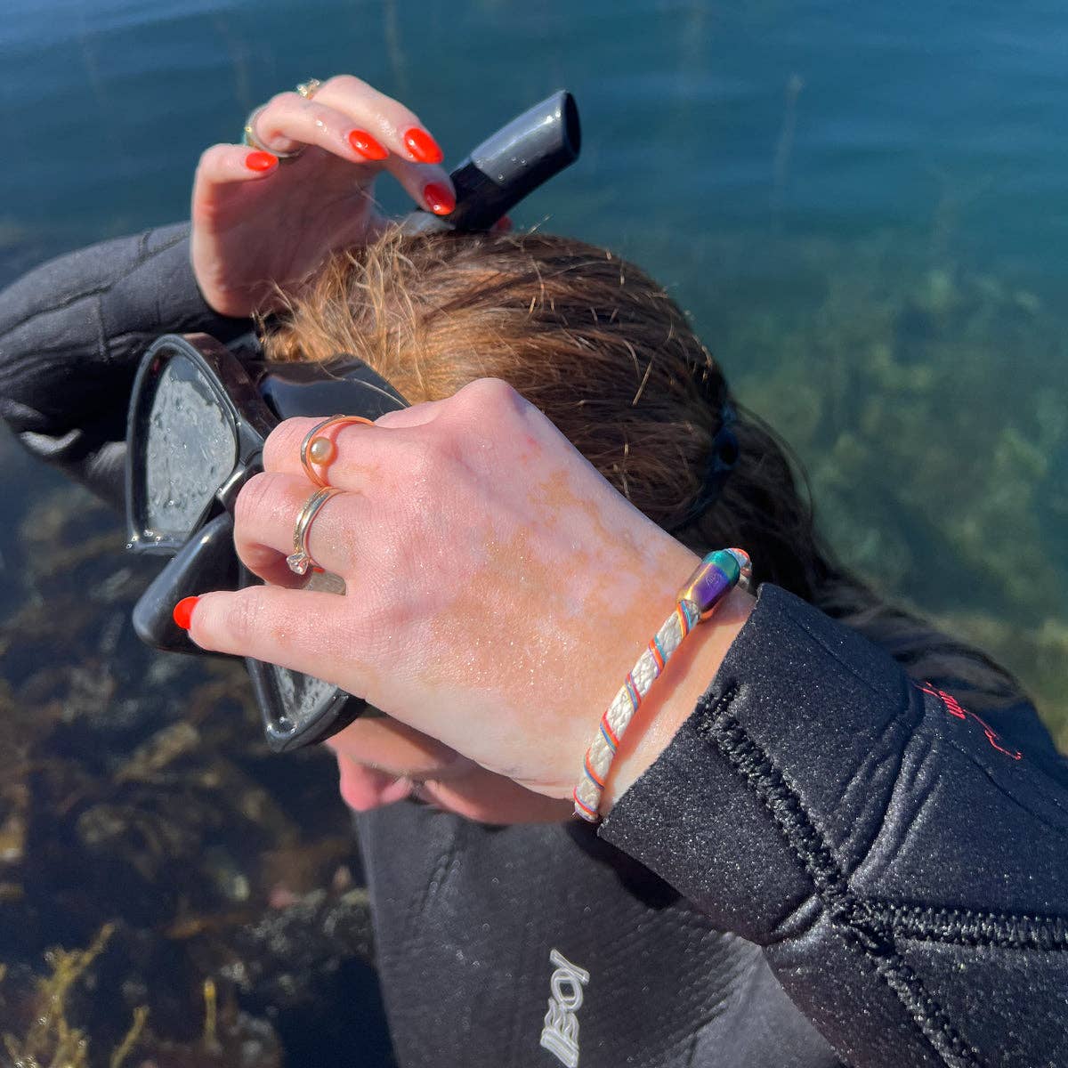 BRACENET - Wholesale Woven/Braided Bracelet - Rainbow Bay bracelet made from fishing net9