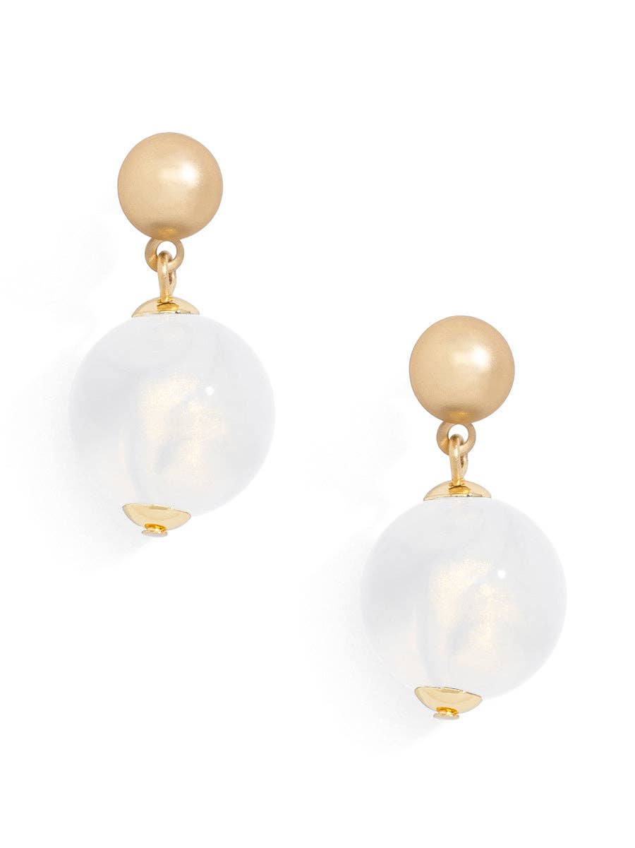 ZENZII Jewelry – Brincos de argola por atacado – Brinco Gota de Conta Iridescente5