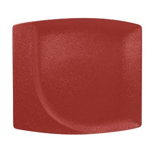 Neo Fusion Square Flat Plate - Magma (12.6"L) for wholesale by RAK Porcelain USA
