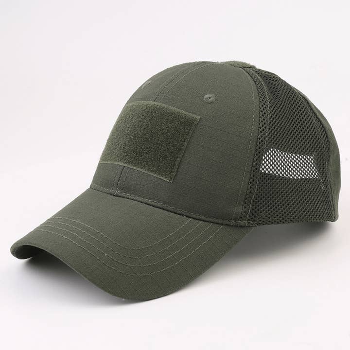 JupiterGear - Wholesale Trucker Hat - Unisex - Military-Style Tactical Patch Hat with Adjustable Strap