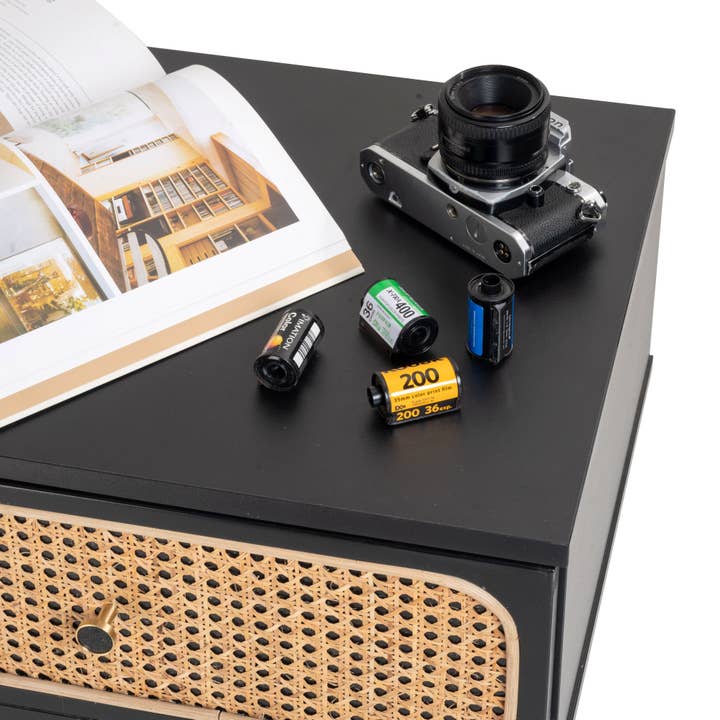 Emma's Bedroom - Wholesale Side table - Marcus (Rattan) Bedside Table3