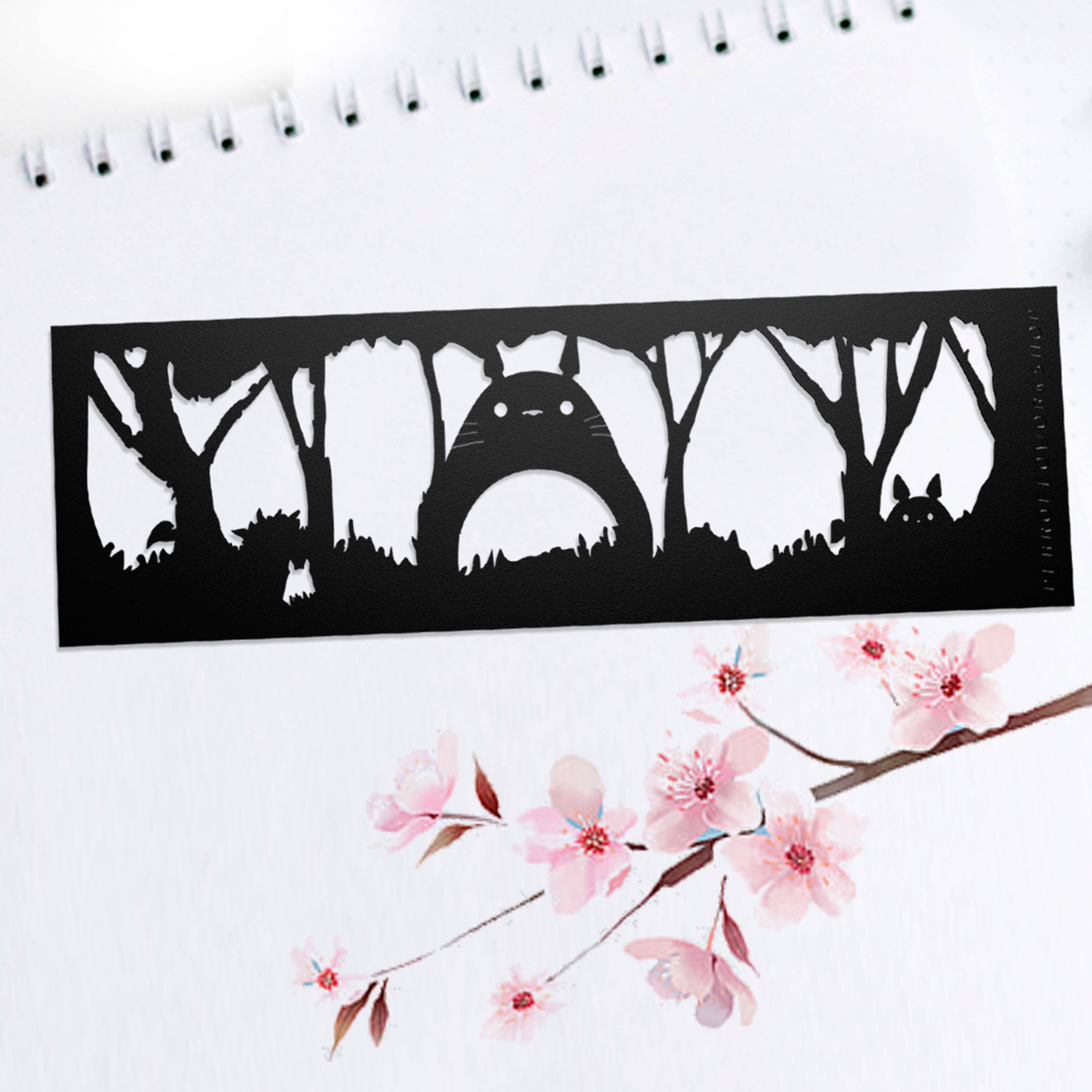 Perro Feo Workshop - Wholesale Bookmark - Totoro Laser-Cut Bookmark2