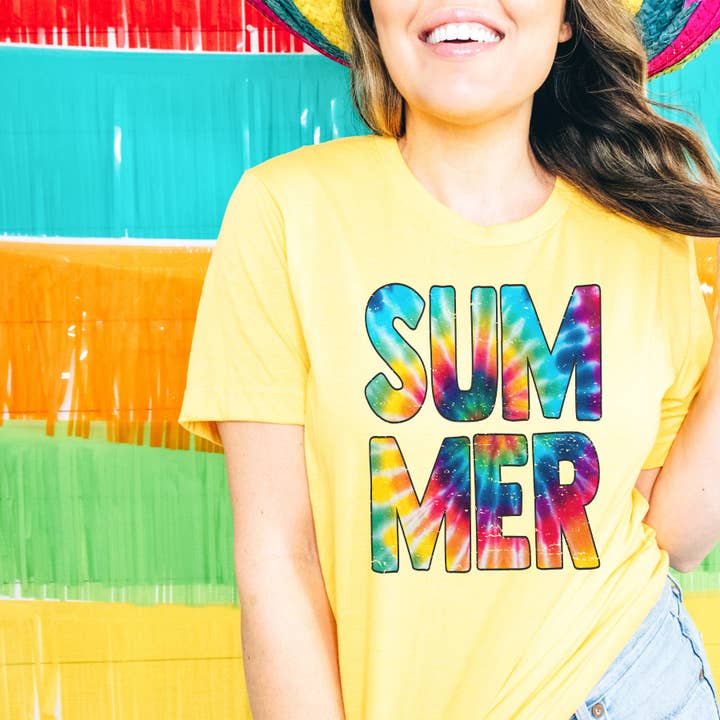 Tie Dye Summer por atacado de Sunfire Tees