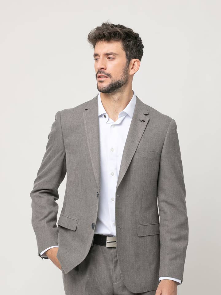 Traje Slim Fit Falso Liso con Elastano s/ grus para venta al por mayor de Núñez de Arenas
