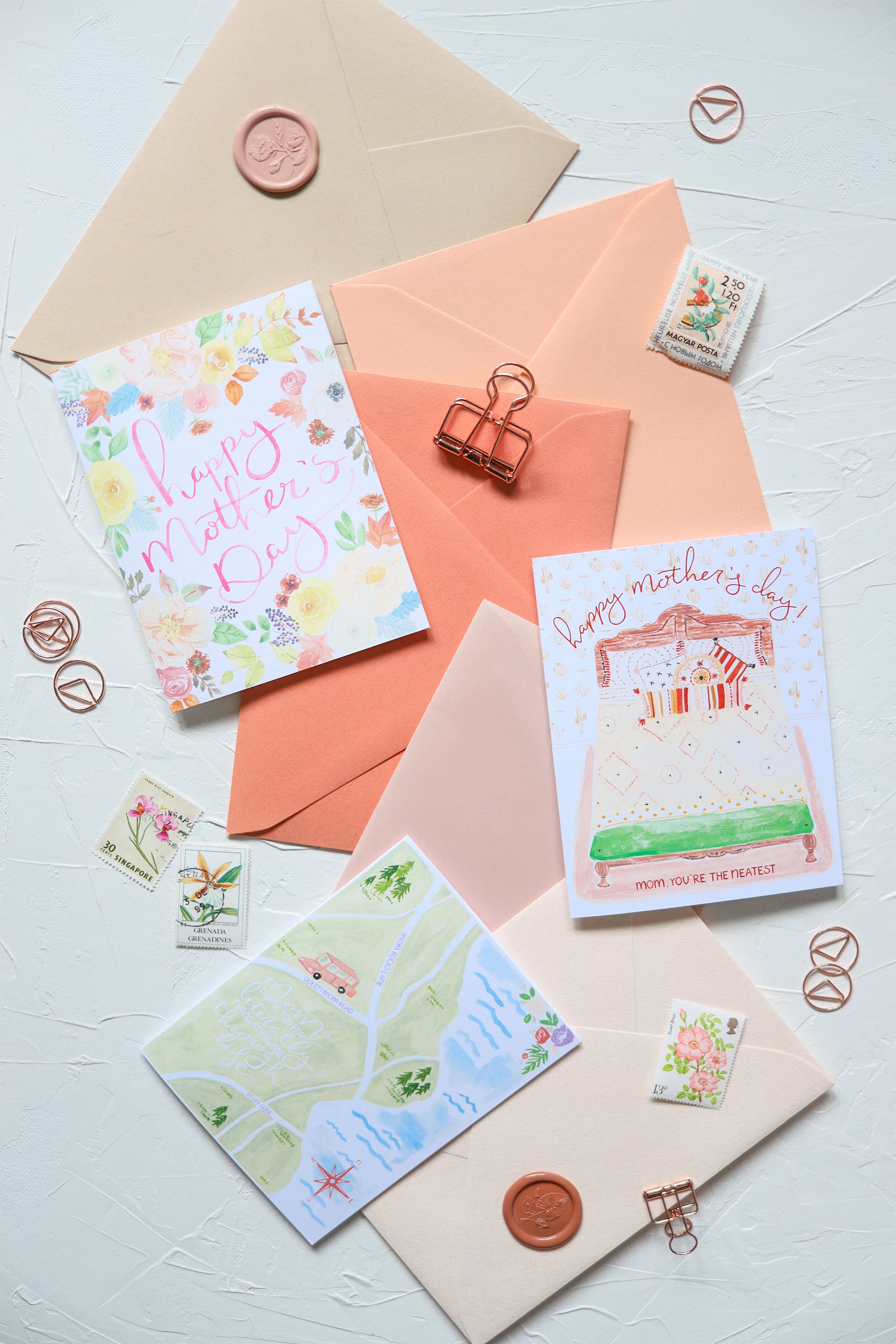Stephanie Tara Stationery – wholesale Morsdagskort – Grattis på mors dag! Mamma, du är det snyggaste kortet3