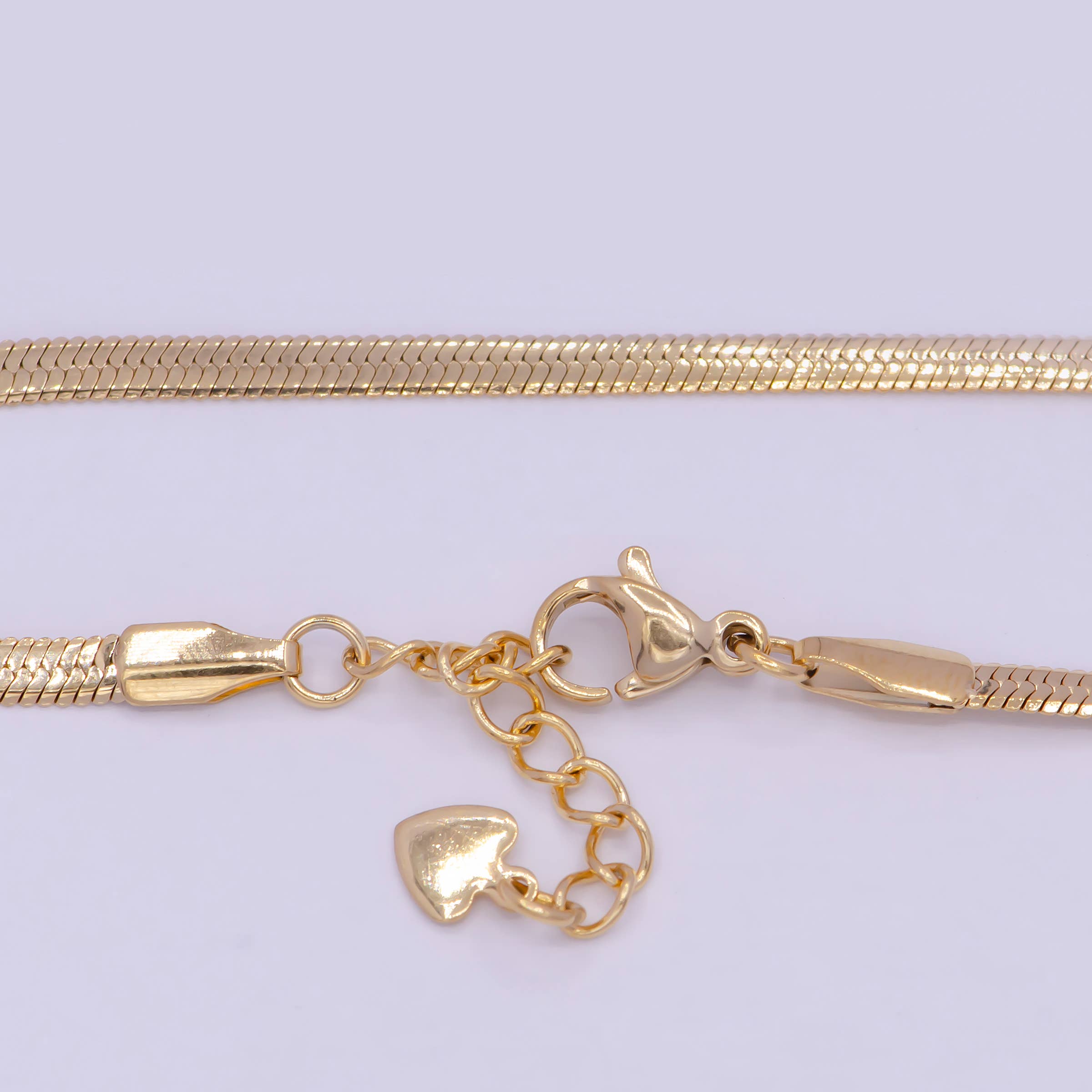 Aim Eternal - Wholesale Link & Chain Bracelet - 7" Gold Filled 3mm/4mm/5mm Herringbone Chain Bracelet3