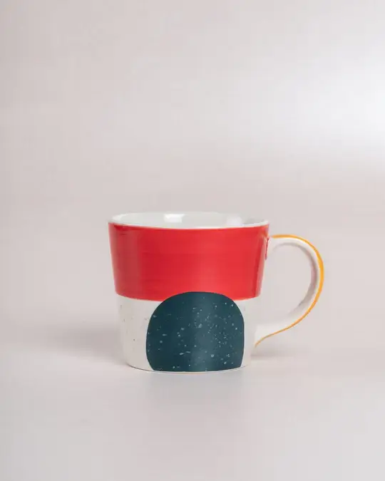 Casa Amarosa - Wholesale Tea Set - Handpainted Ceramic Tea for One, Multi- 7.4 x 6.6 x 5.11Inch1