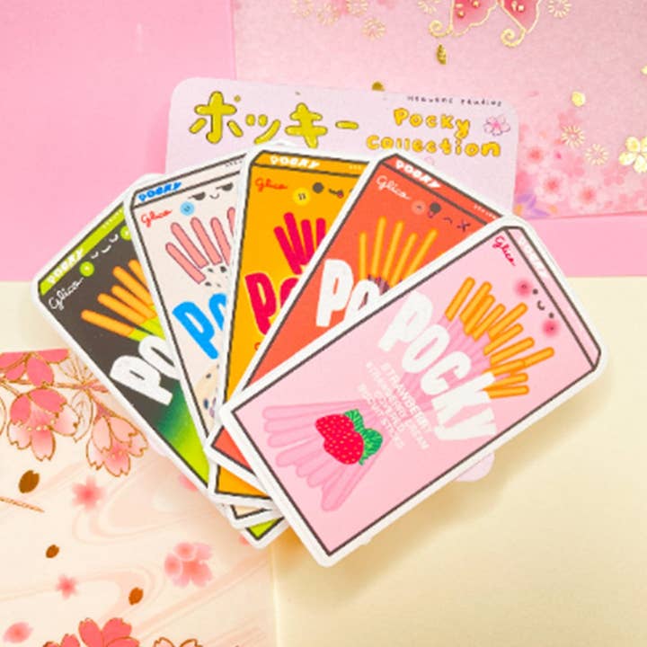 Collezione Pocky Sticker per la vendita all'ingrosso da parte di Heavens Studio