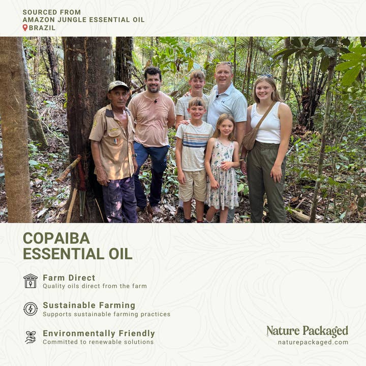 Nature Packaged - Wholesale Essential Oil - Copaiba Essential Oil - 100% Pure - Farm-Direct Sourcing10