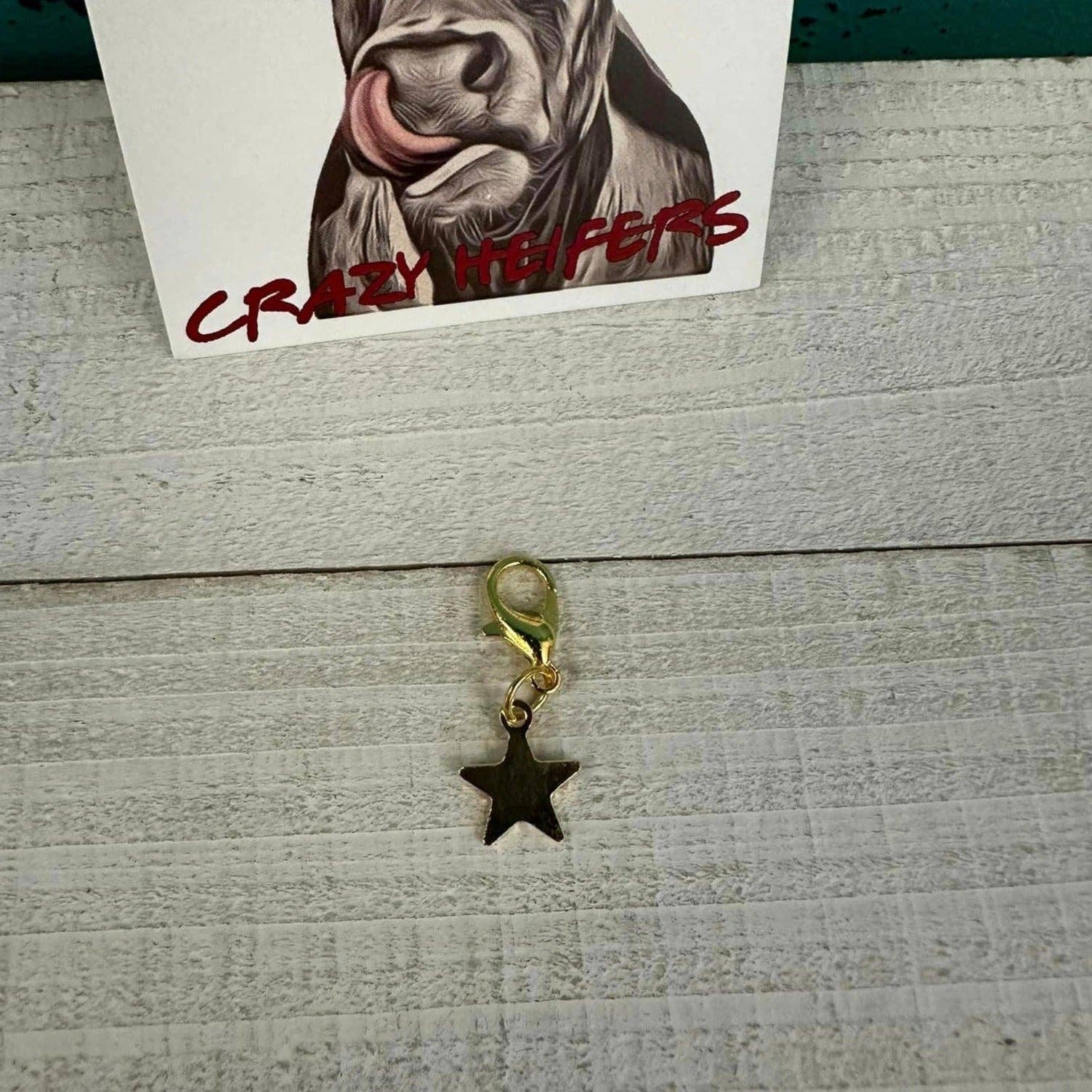 Crazy Heifers Wholesale - Wholesale Individual Charm/Pendant - Clip-on Charms Gold Tone V226