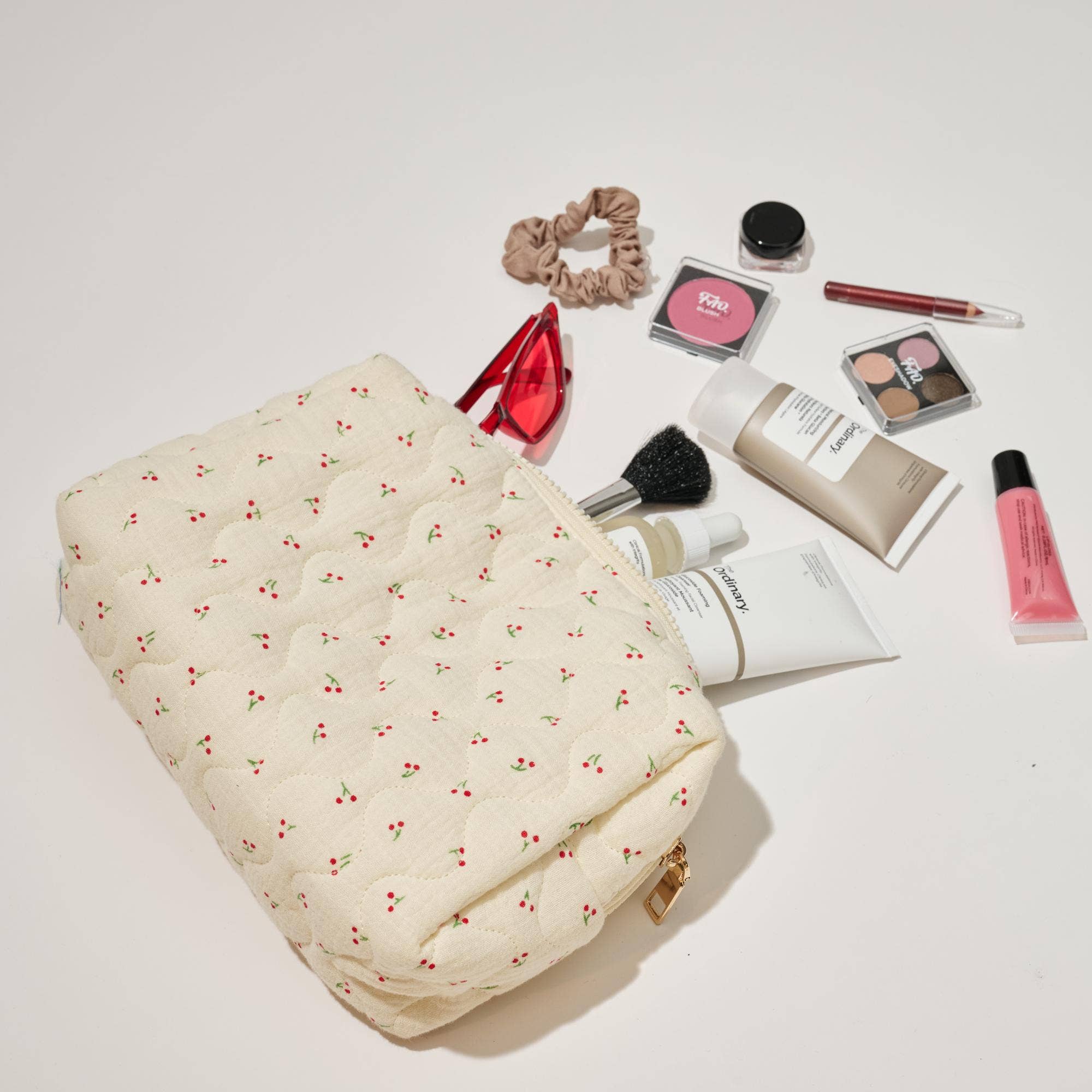 Urban Expressions - Wholesale Makeup/Cosmetic Bag - Quilted Keeper Cosmetic Pouch0