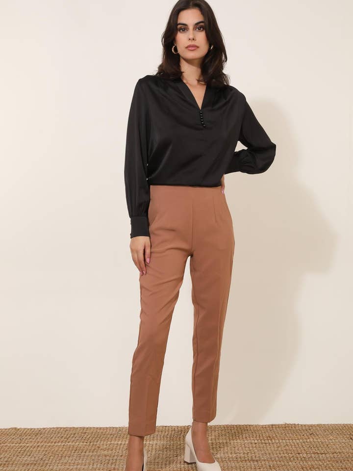 LULUMARY - Vendita all'ingrosso Camicetta - Donna - Blusa satinata H67213