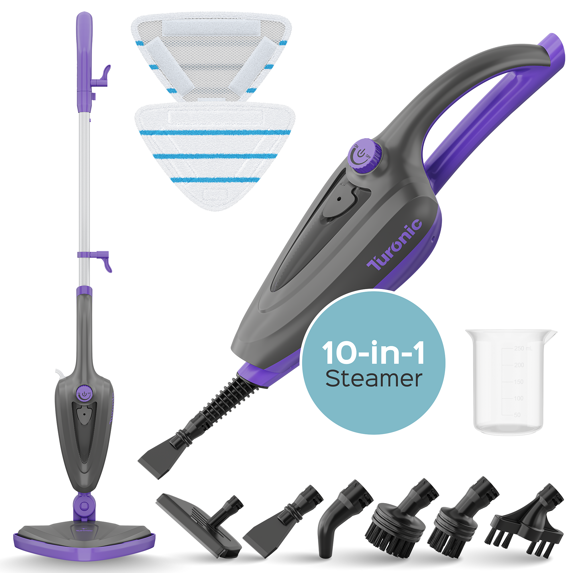 Productech - Wholesale Mop - Turonic ST3 10-in-1 Steam Mop - 1500W, 110°C Floor Steamer1