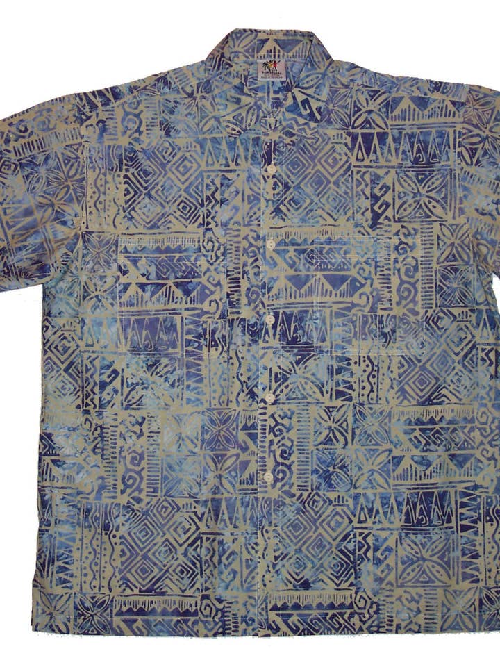 Cabana Shirt - Tapa Tapa for wholesale by Rum Reggae Clothing
