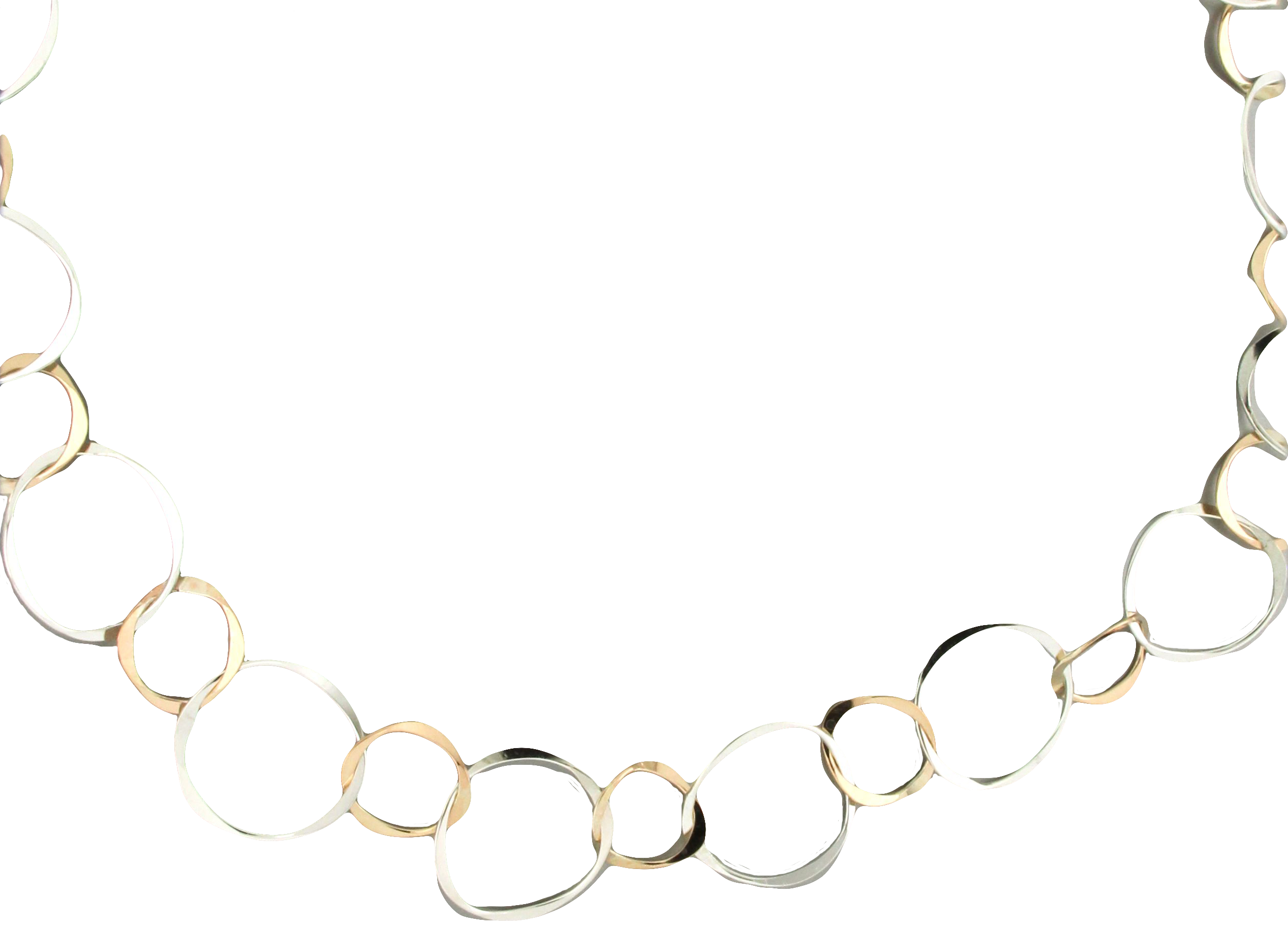 Mark Steel Jewelry - Wholesale Link & Chain Necklace - Staggered Link Necklace2