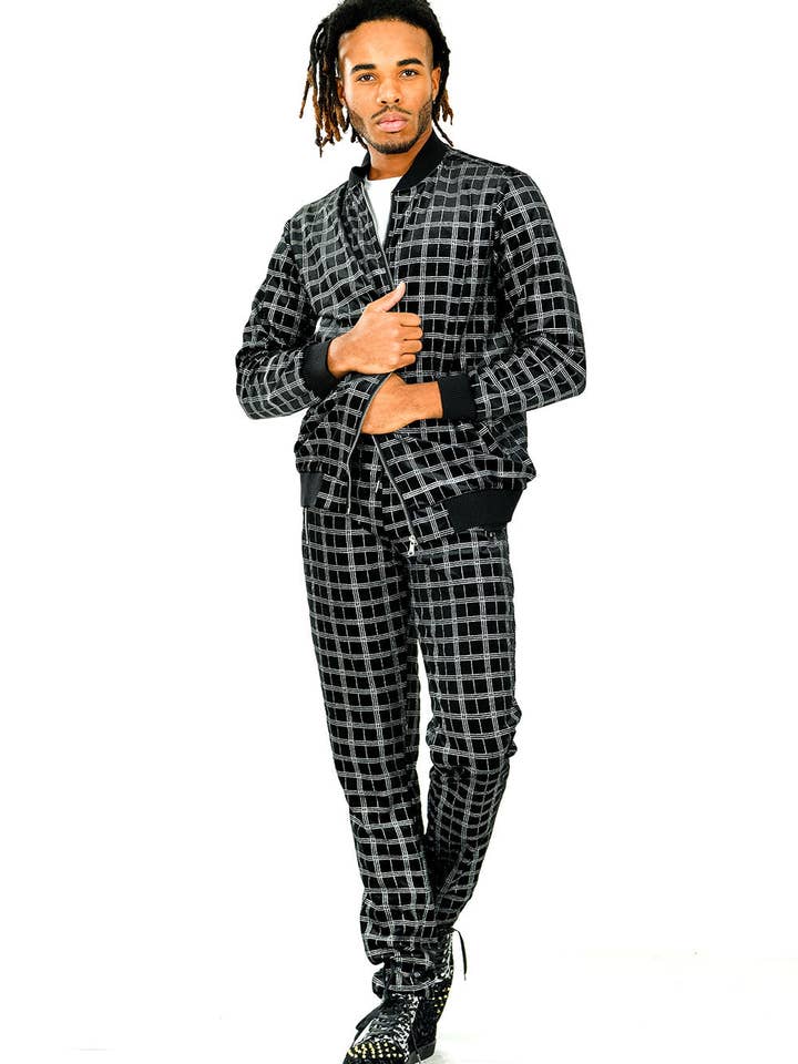 Vêtements de salon pour hommes Shiny Glittery Gold Silver Black STM4001 pour la vente par BARABAS