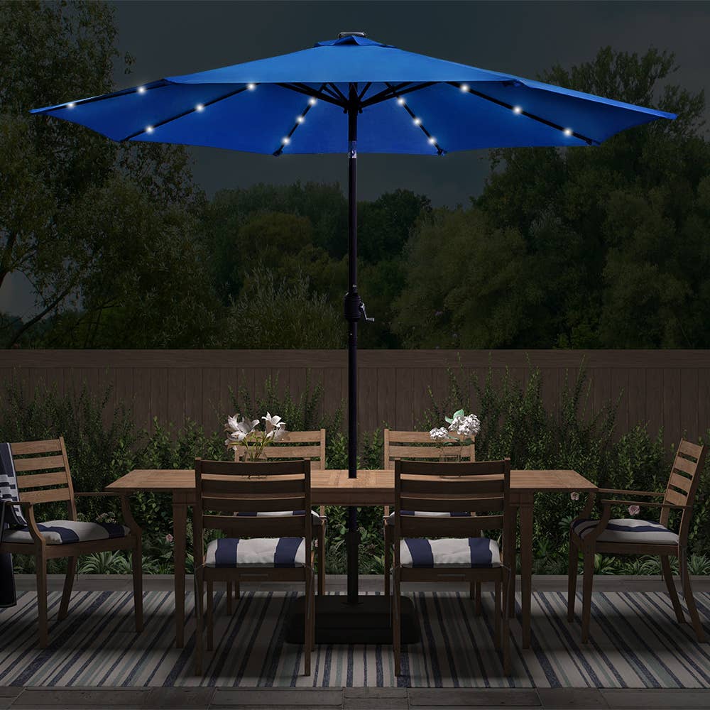 Abble – wholesale Patio umbrella – 9 Feet Solar Lighted Patio Umbrella   (SKU#300260)4