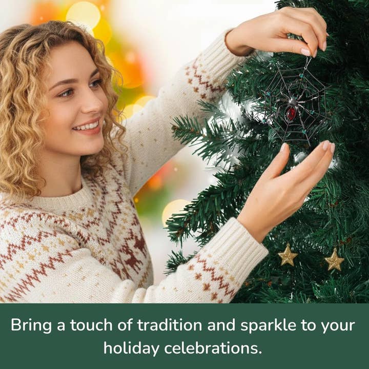 Matashi - Wholesale Ornament - Matashi Lucky Black Spider Holiday Tree Decoration8