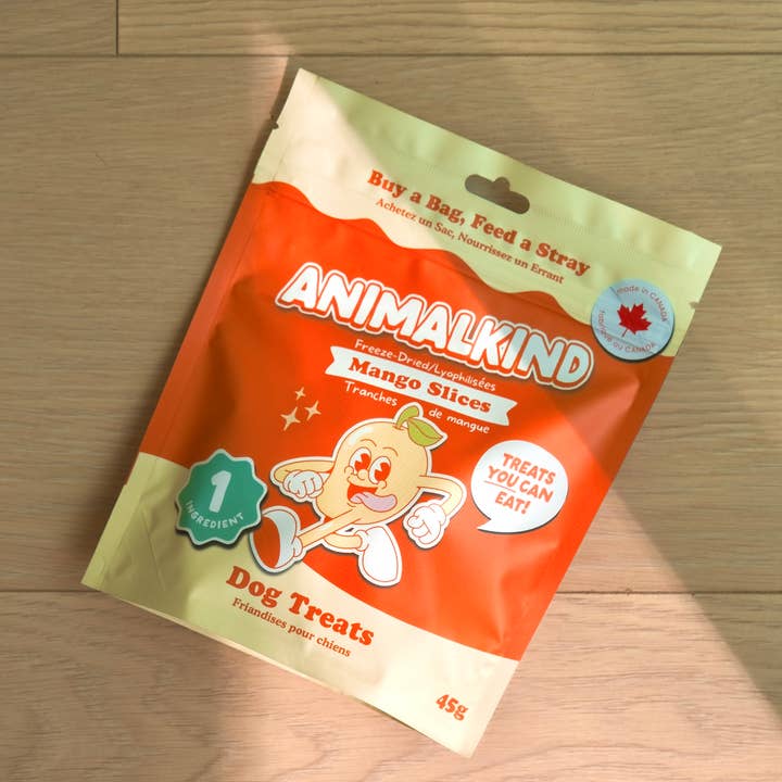 Animalkind - Wholesale Pet Treats - Dog - Freeze-Dried Mango Slices | Healthy & Natural Dog Treats
