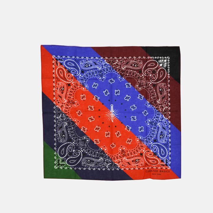 Curated Basics - Wholesale Bandana - Unisex - Multi-color Bandana