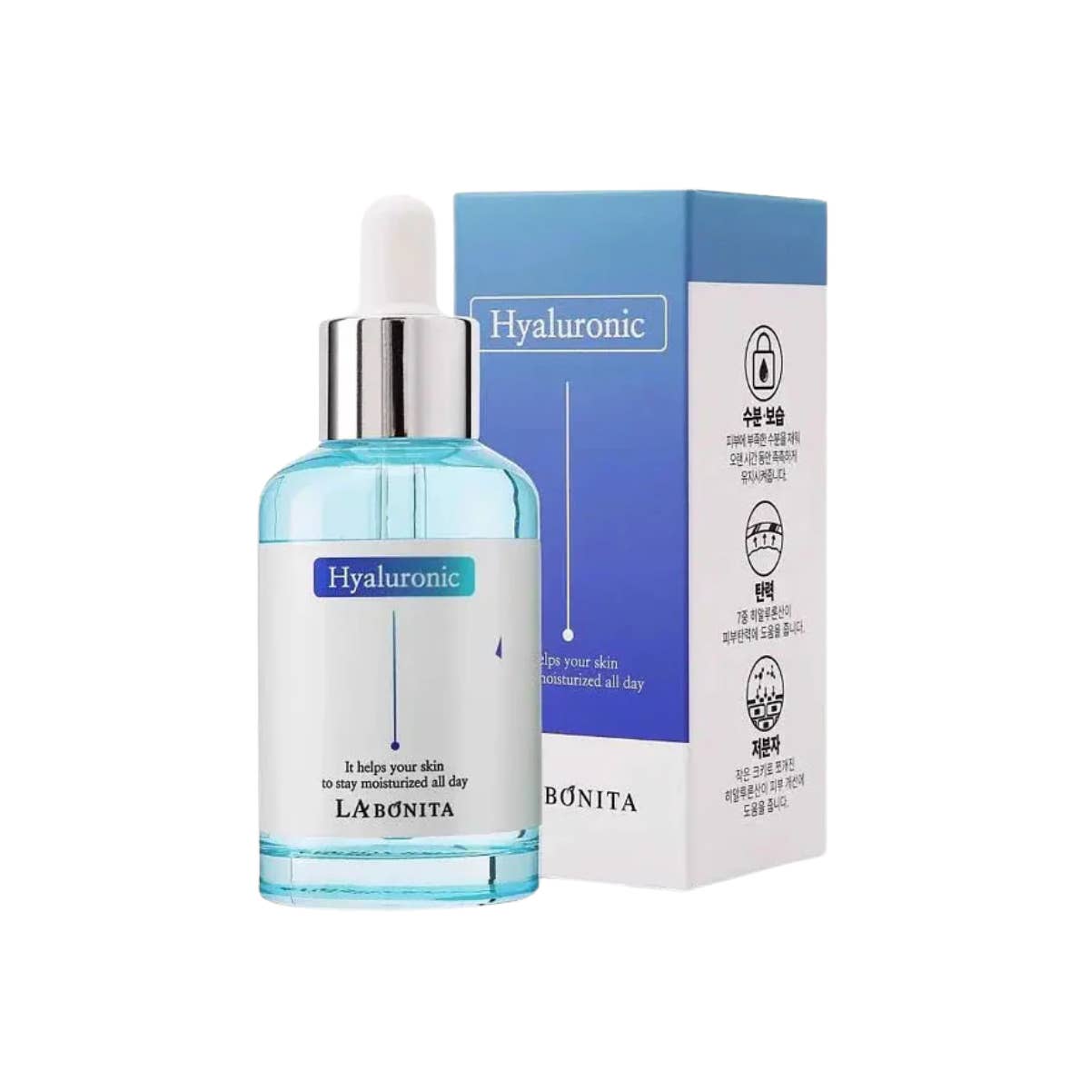 M2GO - Wholesale Facial Serum/Concentrate - La Bonita- Vital Hyaluronic Serum 50Ml Korean Skincare