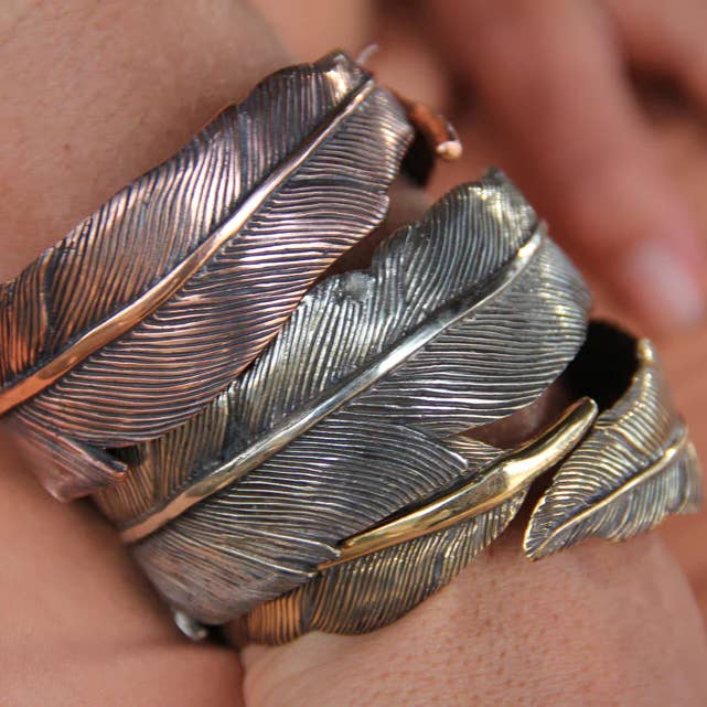 bahgsu jewels - Wholesale Cuff Bracelet - Light as A Feather Cuff || View More Colors3