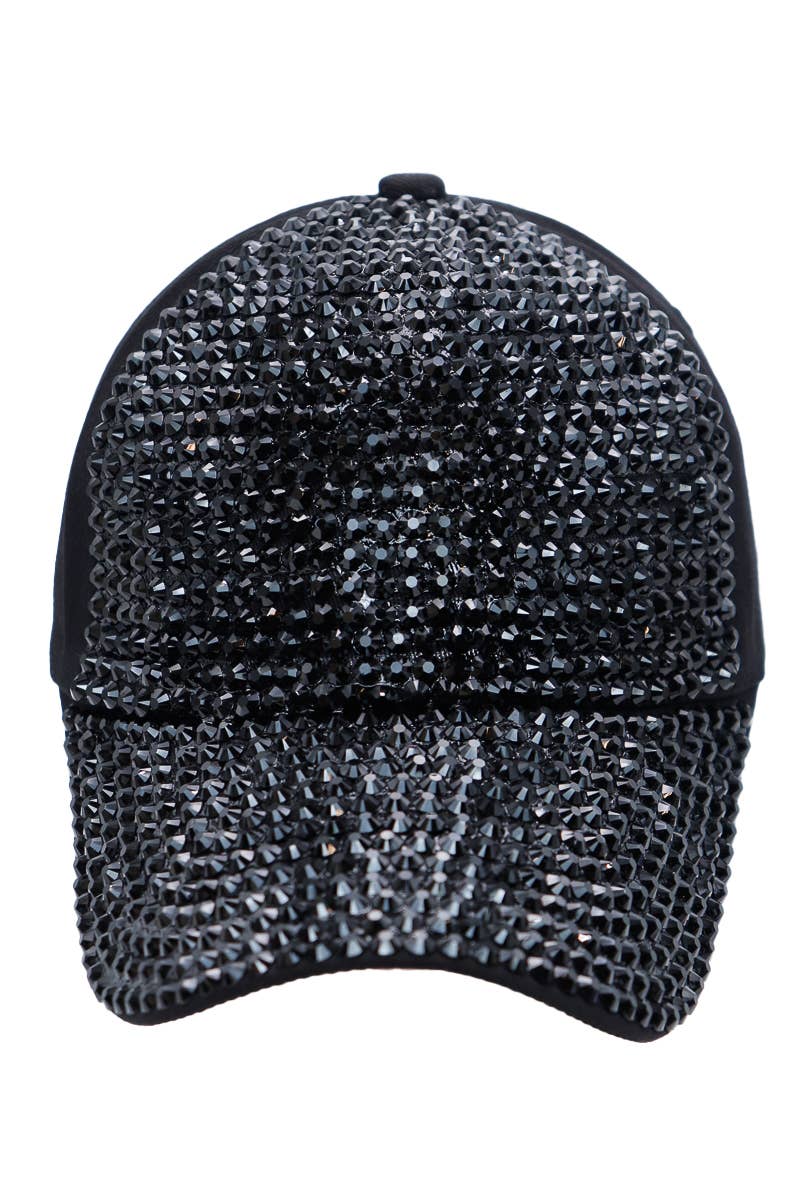 Cap Zone – wholesale Baseballkeps - Dam – Full Bling Rhinestone Twill Bomullsbasebollkeps1