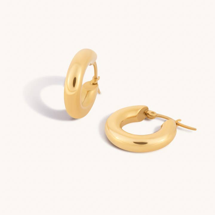 Chubby Hoop Earrings for wholesale by D. Louise