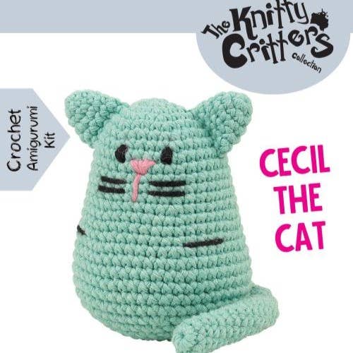 Knitty Critters - Påsvänner - Cecil The Cat virksats för wholesale av Creative World of Crafts