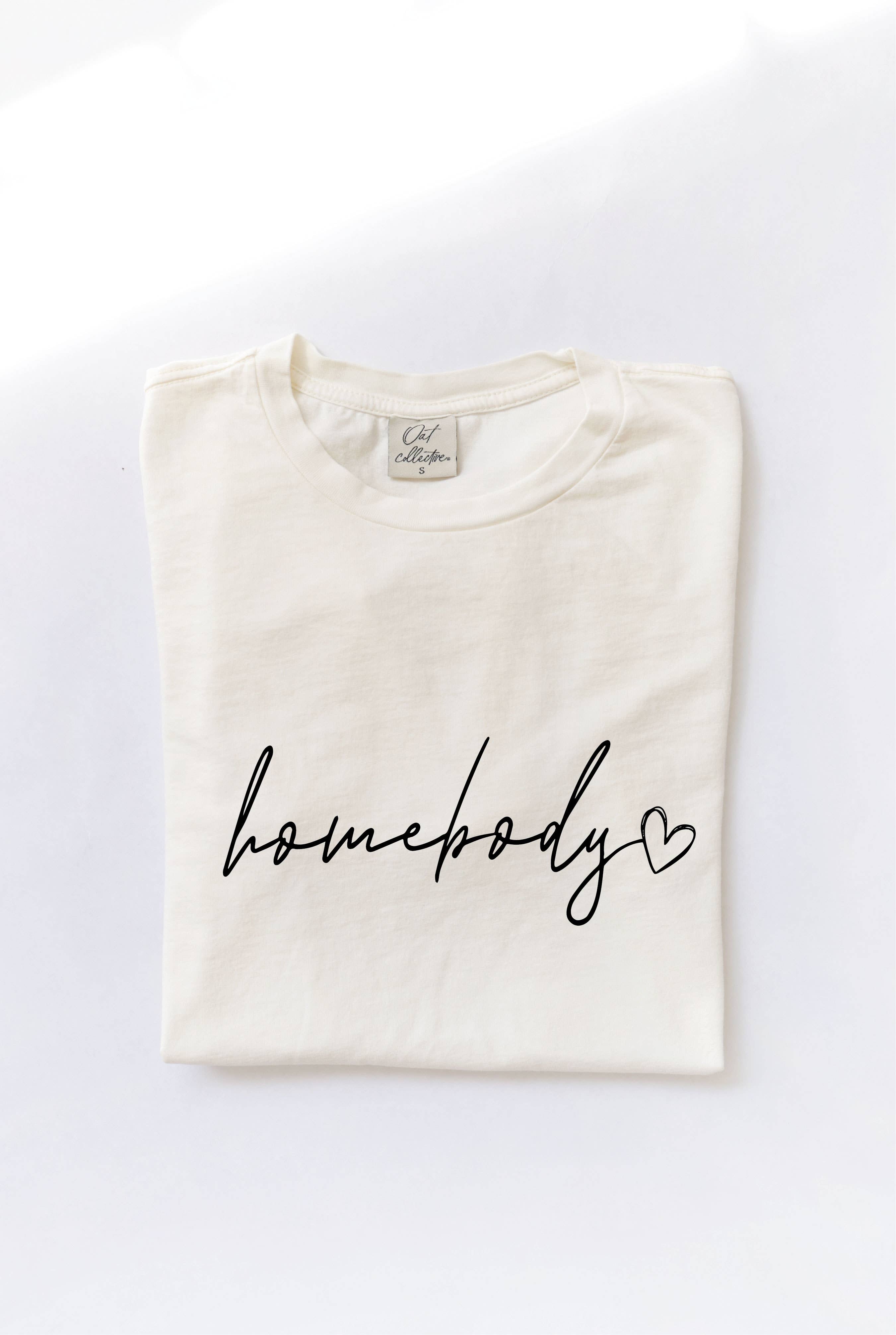 OAT COLLECTIVE – Engroshandel T-shirt med print - Dame – HOMEBODY Mineral grafisk top15