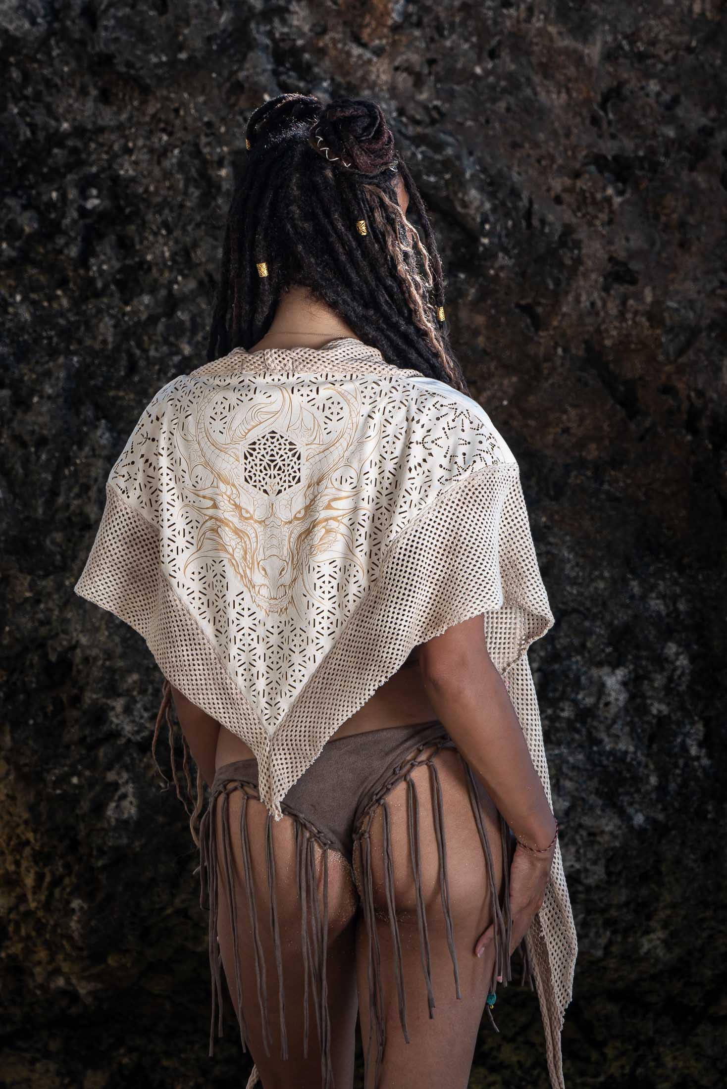 Cream Drachen Zen Rock / Schal für den Großhandel auf Faire9