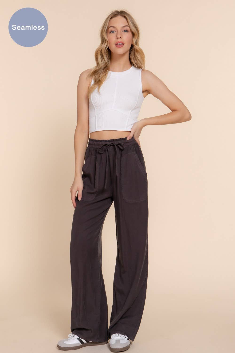 Active Basic | Active USA - Wholesale Tank Top - Women's - Corset-like Seamless Rib Tank Top17