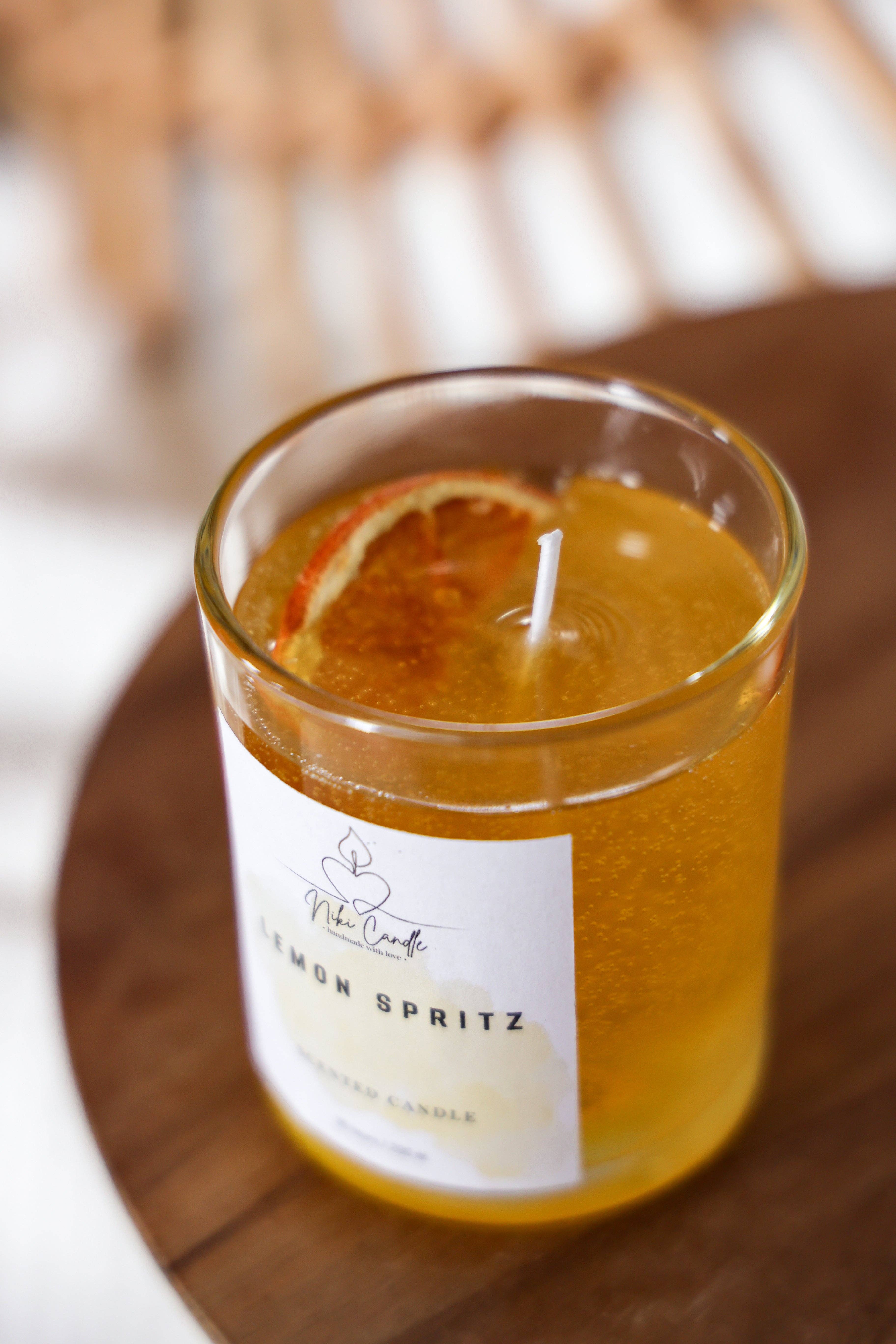 Niki Candle - Wholesale Jar/Filled Candle - Lemon Spritz2