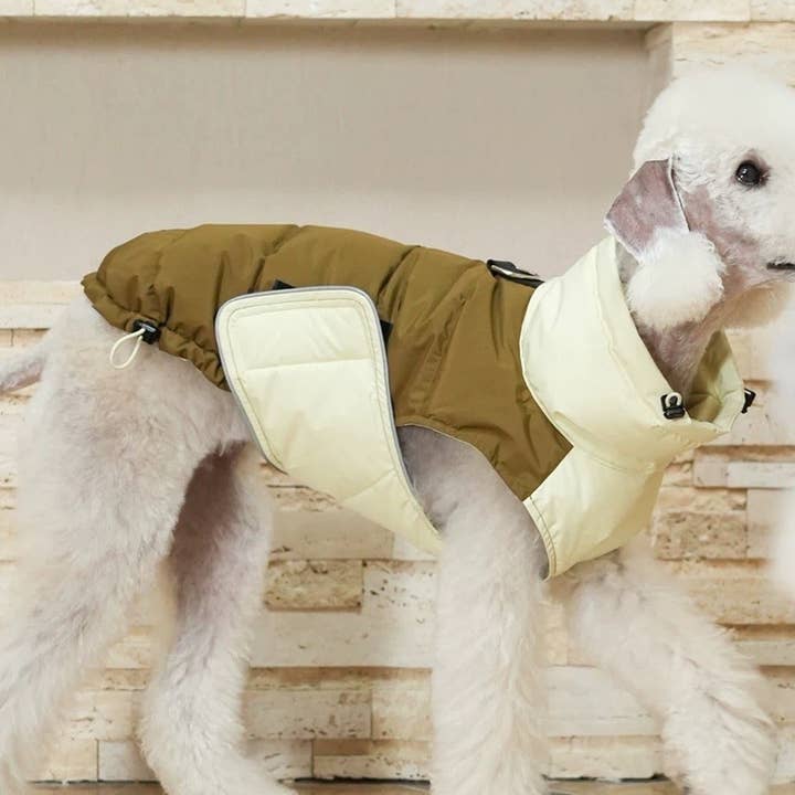 Cozy Handmade Duck Down Vest for Bedlingtons Greyhounds and Whippets for wholesale by EggeStore