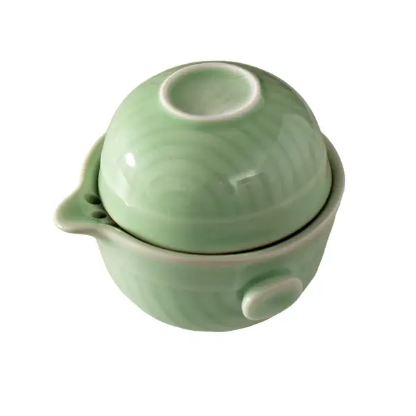 Urban Tokyo - Wholesale Tea Set - Koi Fish Kung Fu Tea Set 6oz Tea Pot with A Cup1