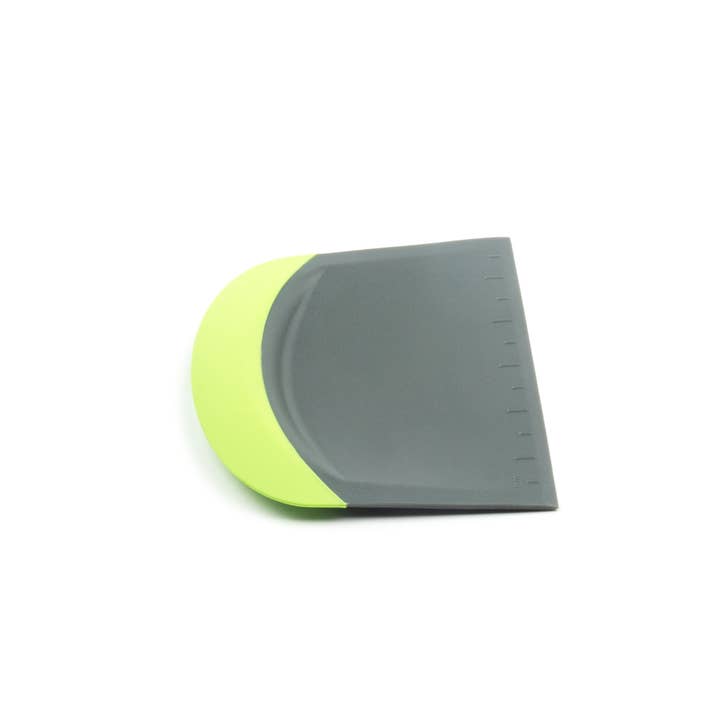 Fox Run Brands - Wholesale Kitchen Tool/Gadget - Fox Run 3-In-1 Bowl Scraper, Cutter, Green, 4.25" x 4.75"5