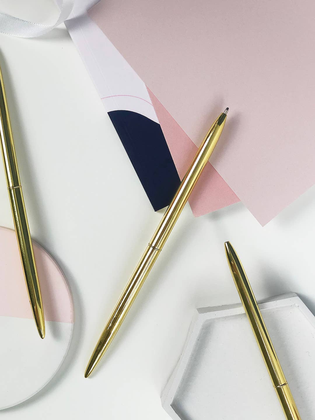 AIM Studio Co – wholesale Pen – Slim Gold Ballpoint Pen with Black Ink3