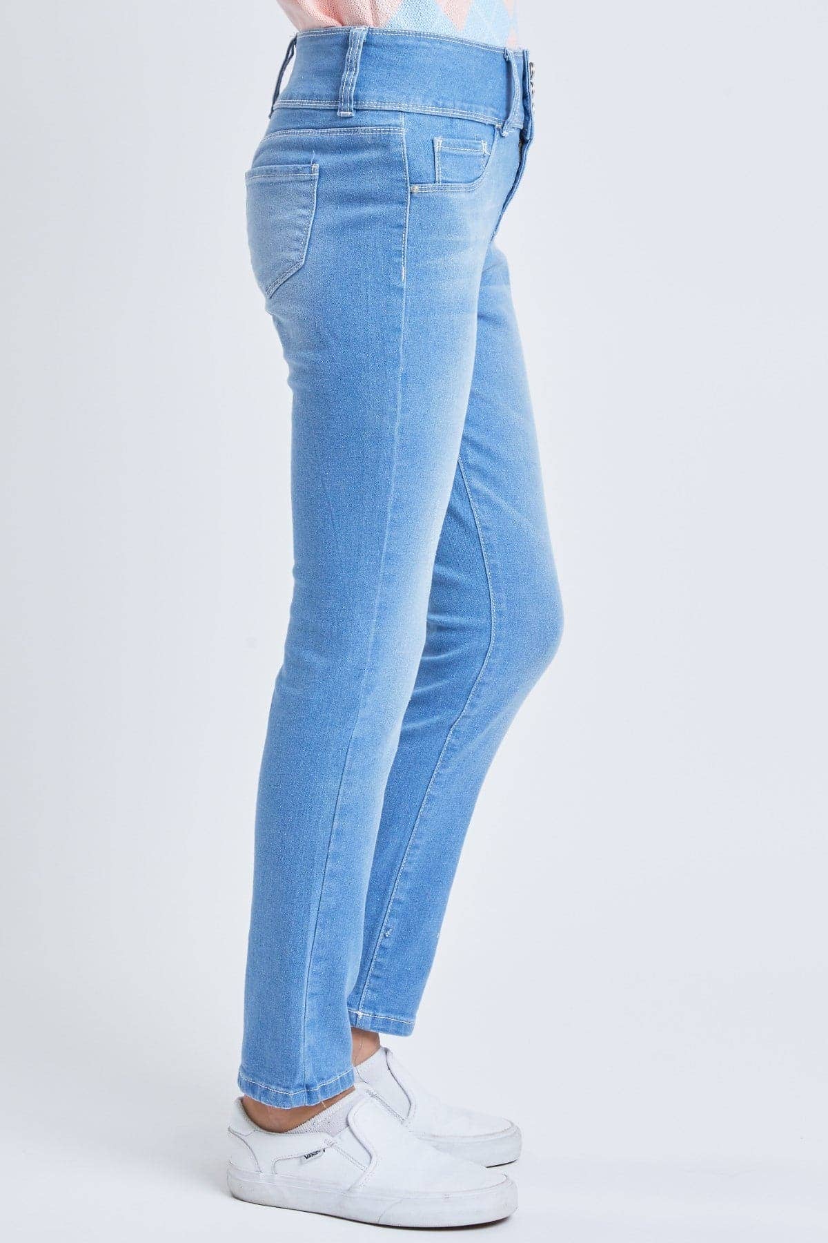 YMI – calças de ganga - Crianças por atacado – Jeans Skinny Essenciais de 3 Botões para Meninas com Bolsos Frontais-GP1772417