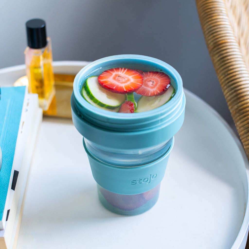 Stojo - Wholesale Coffee/Tea Cup - 16oz | 473 mL Collapsible Jelly Cup - Collapsed Packaging1