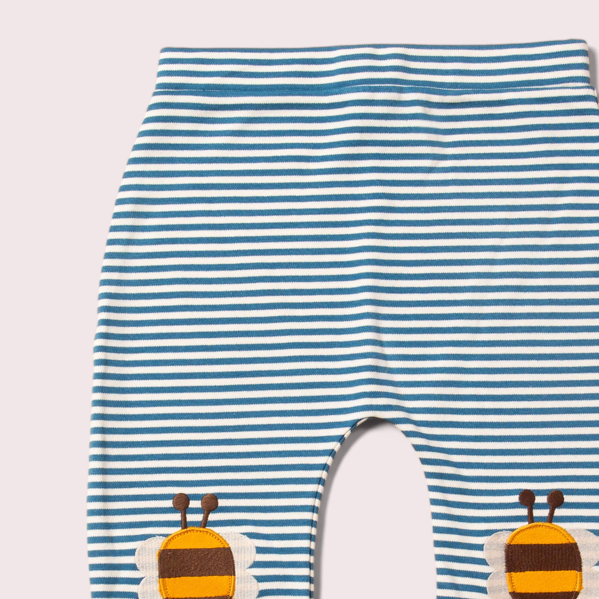 Bees Knees Patch Striped Joggers for wholesale on Faire2