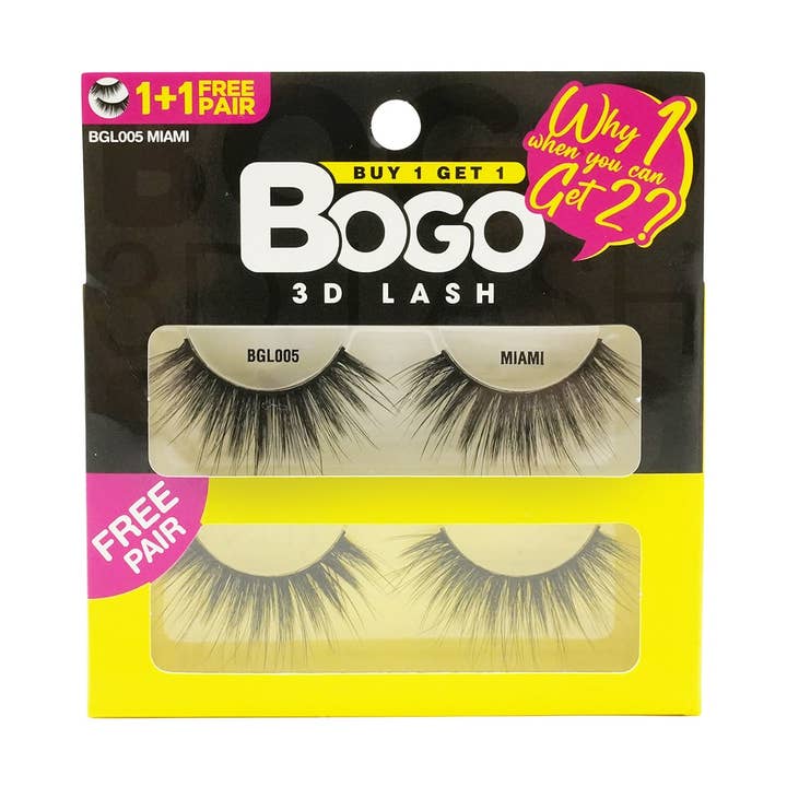 EBIN NEW YORK - Wholesale False/Fake Eyelashes - BOGO 3D Lash - MIAMI0
