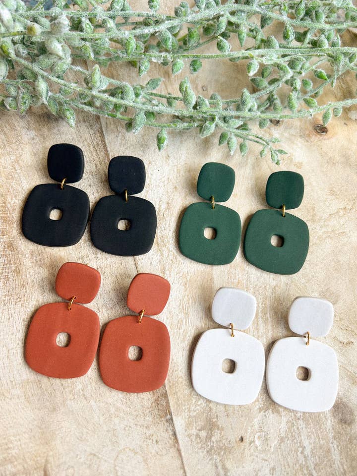 Maya Dangles for wholesale by hunterclayco | Polymer Clay Earrings