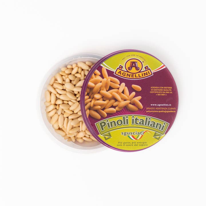 Agnellini Int Srl - Vendita all'ingrosso Frutta secca - Pinoli sgusciati 100% naturali italiani 100g, bio