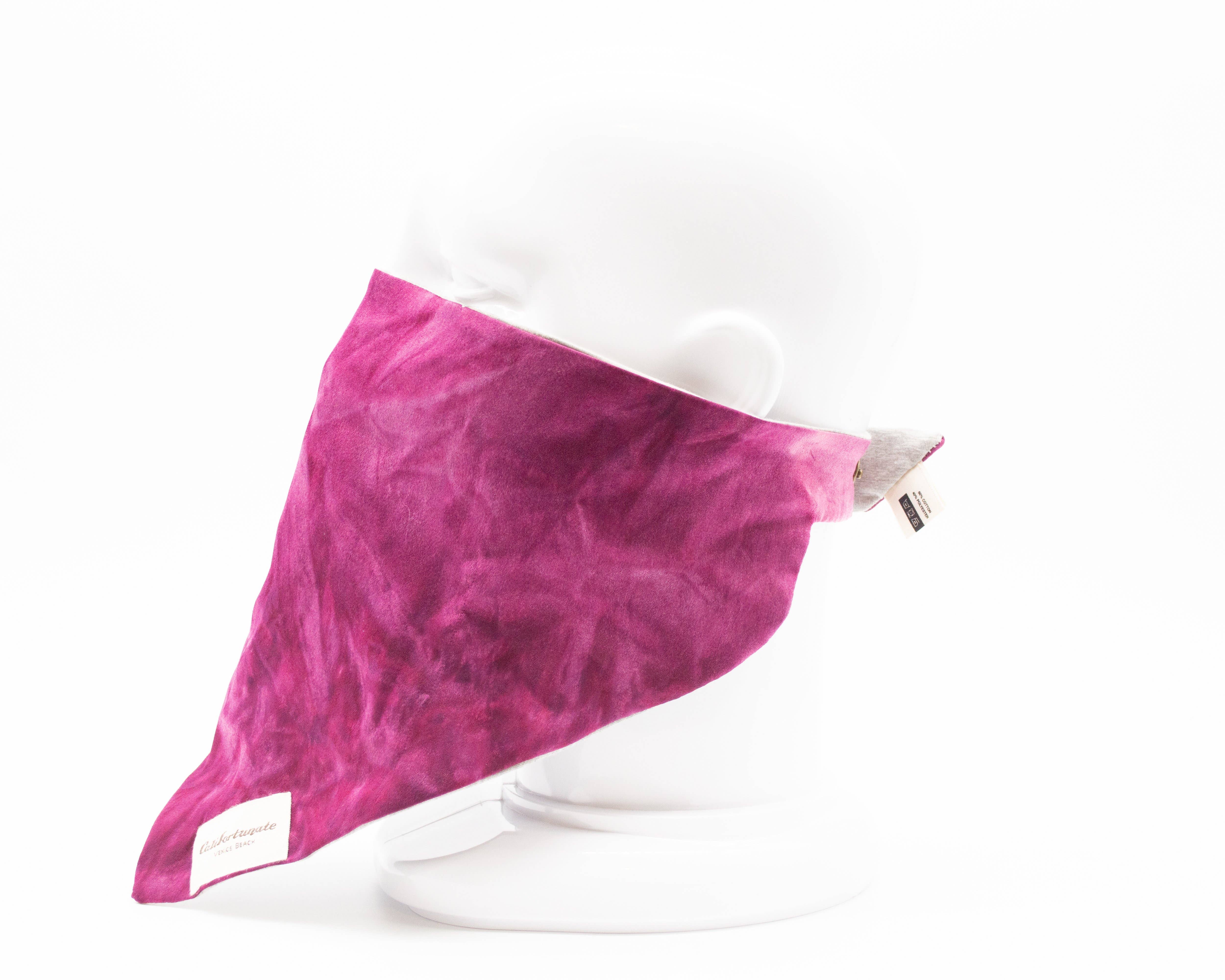 Maskdanna by Califortunate - Wholesale Non-Medical Disposable Mask - MASKDANNA SILKY TIE DYE GRAPE1