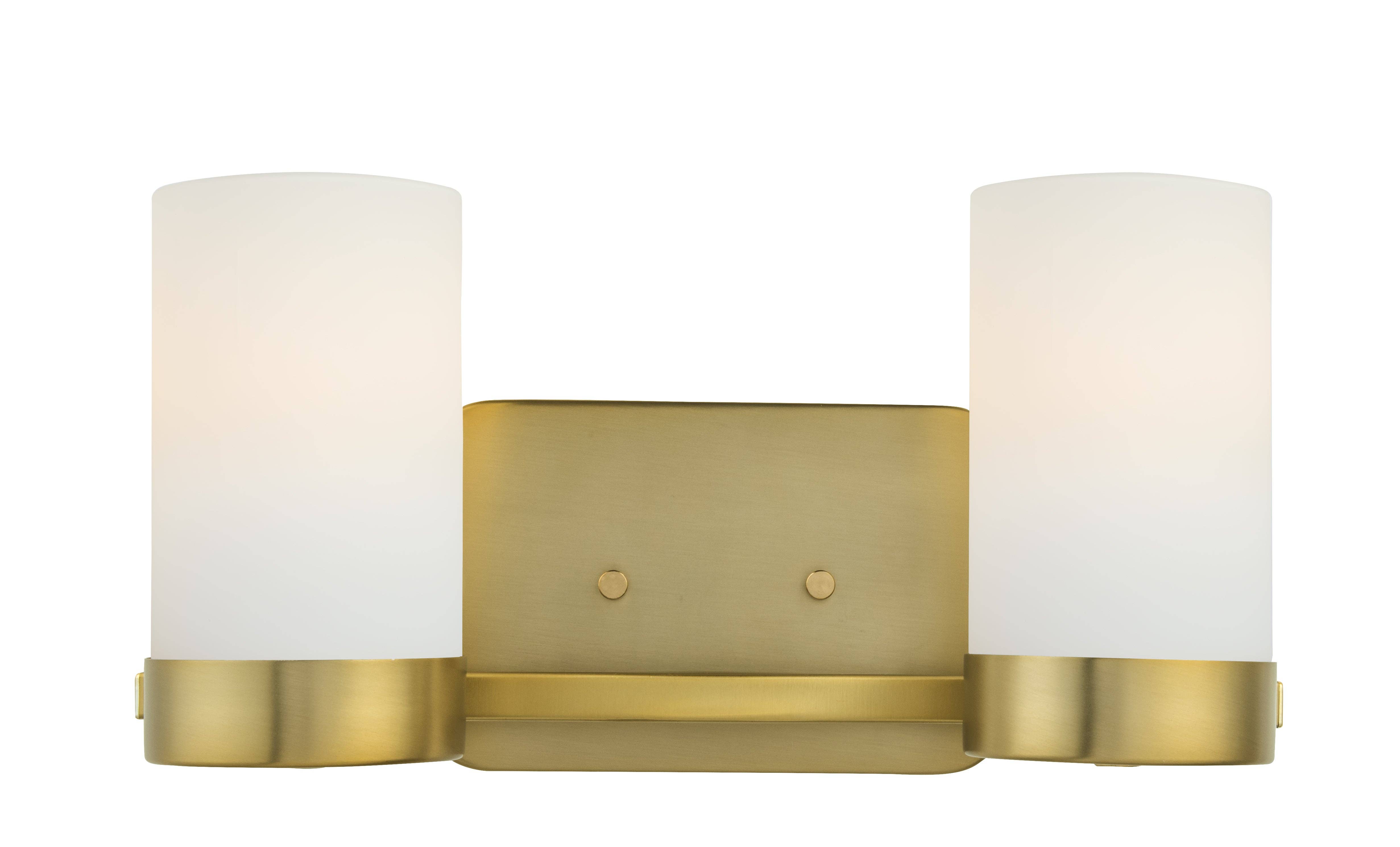 Brio Lighting - Wholesale Chandelier/Hanging Light - Sale - Revis Gold 2-Light Dimmable Vanity Bathroom Lighting2