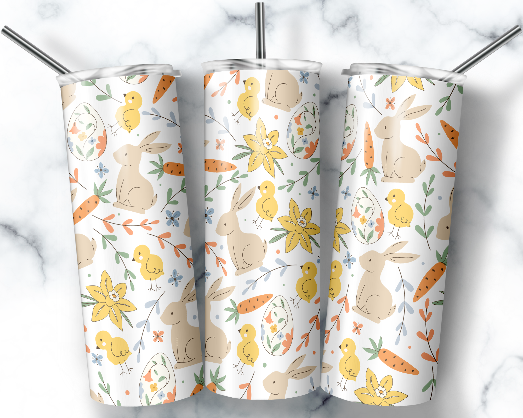 So Peachy Designs - Wholesale Insulated Mug/Tumbler - Easter Tumbler, Cute Easter Tumbler, Easter Cup
1