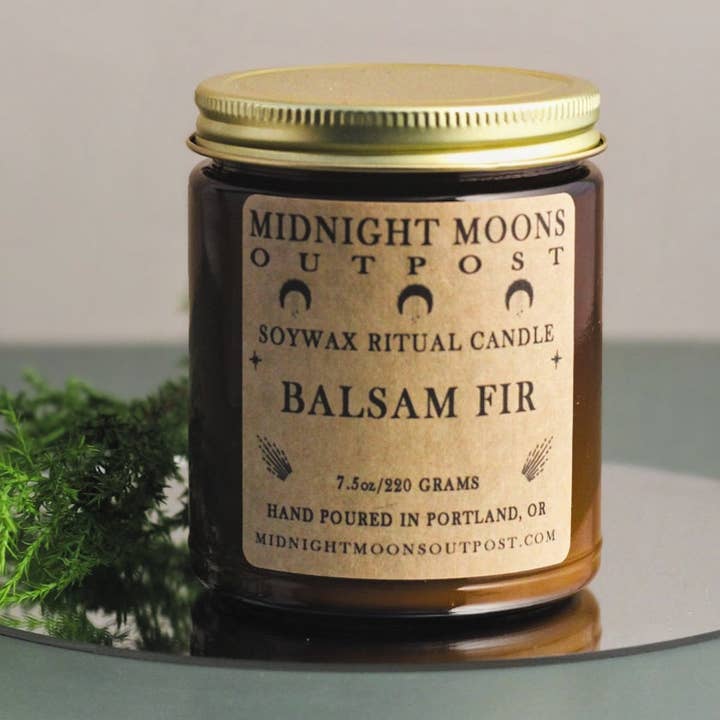 Balsam Fir Soy Ljus för wholesale av Midnight Moons Outpost LLC